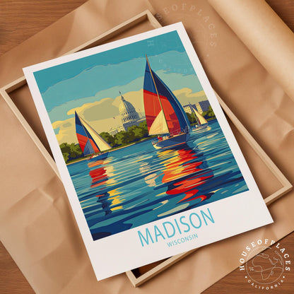 Madison travel poster – view 10
