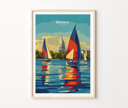 Madison travel poster – view 2
