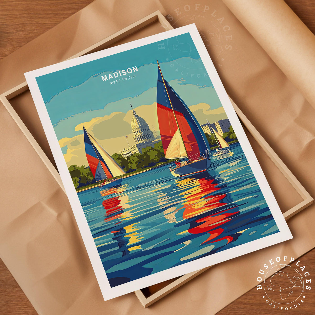 Madison travel poster – view 10