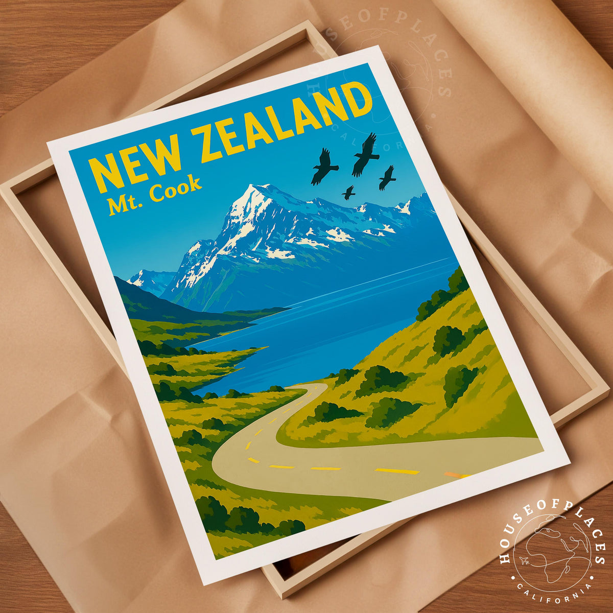 Mt. Cook travel poster – view 10