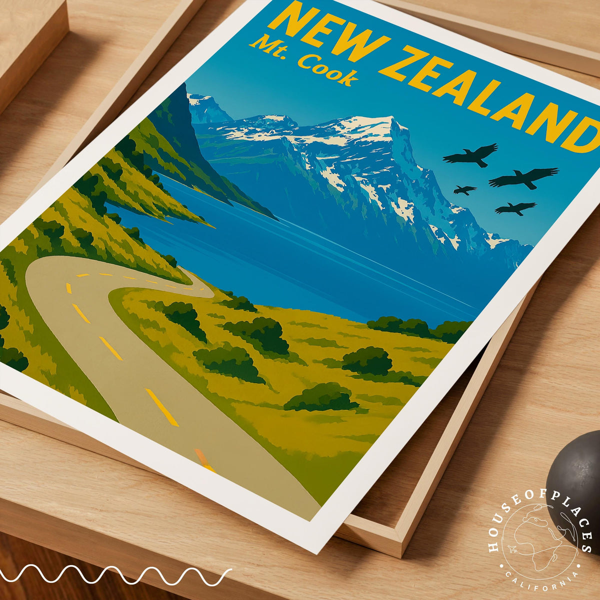 Mt. Cook travel poster – view 4