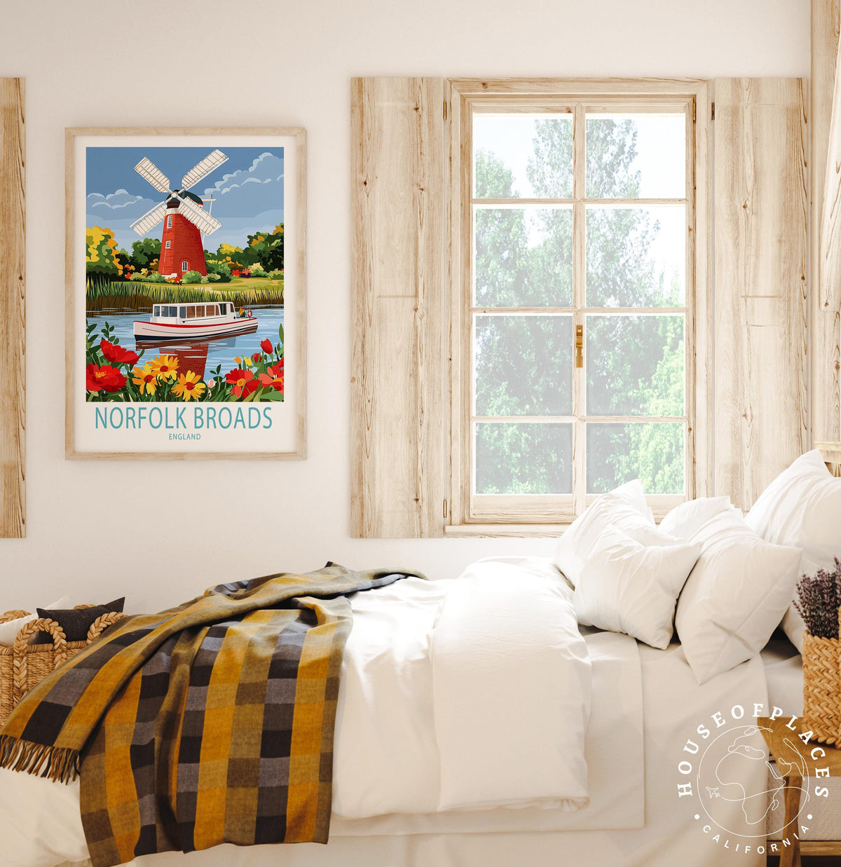 Norfolk Broads travel poster – view 7