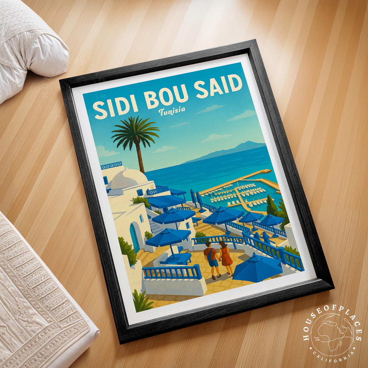 Sidi Bou Said travel poster – view 2