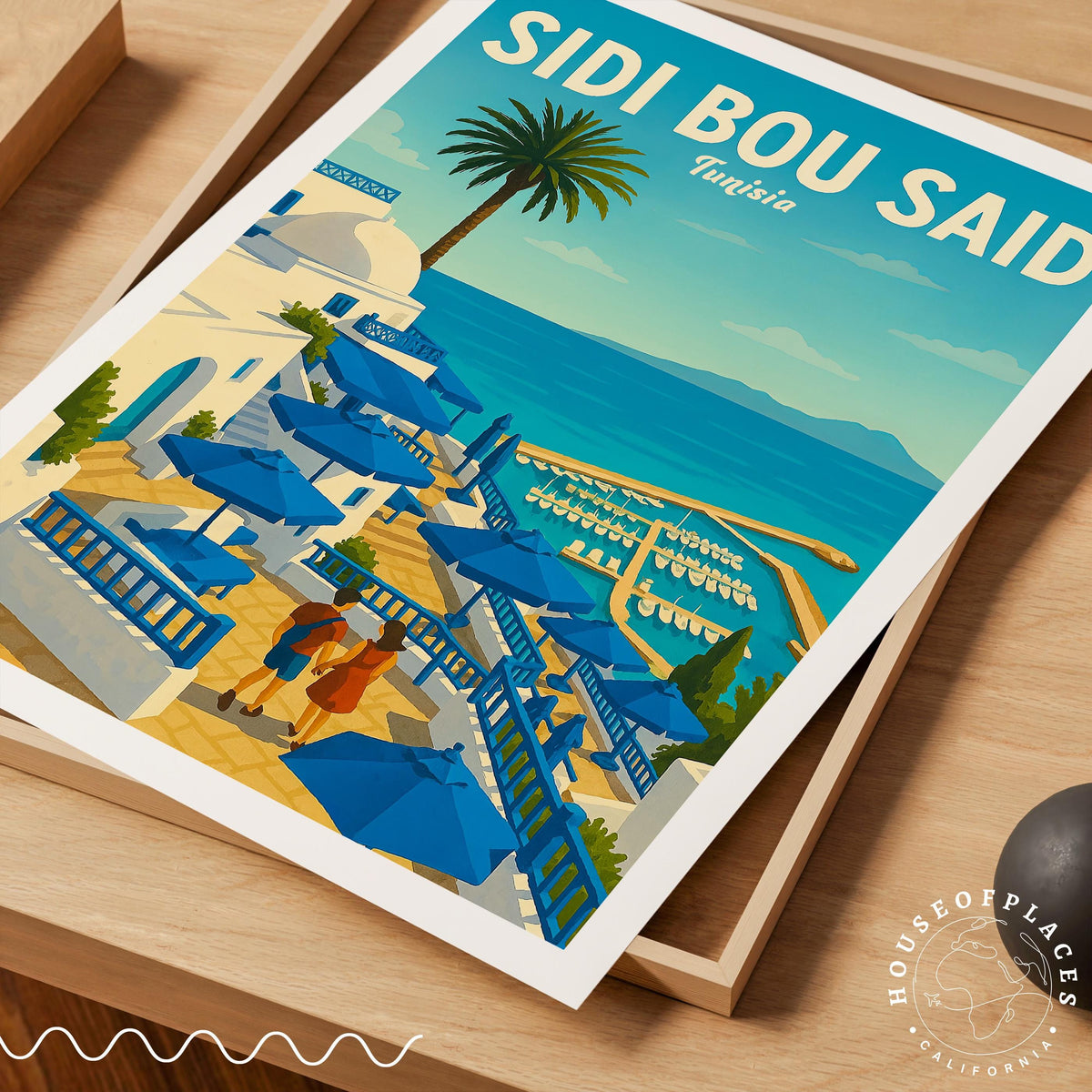 Sidi Bou Said travel poster – view 4