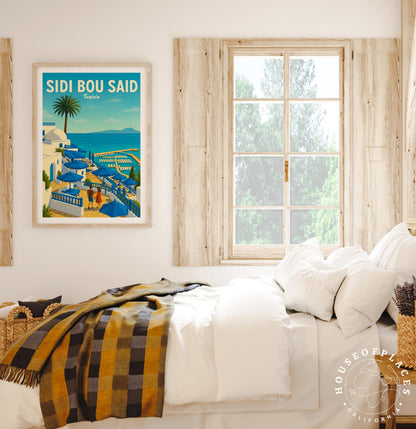 Sidi Bou Said travel poster – view 7
