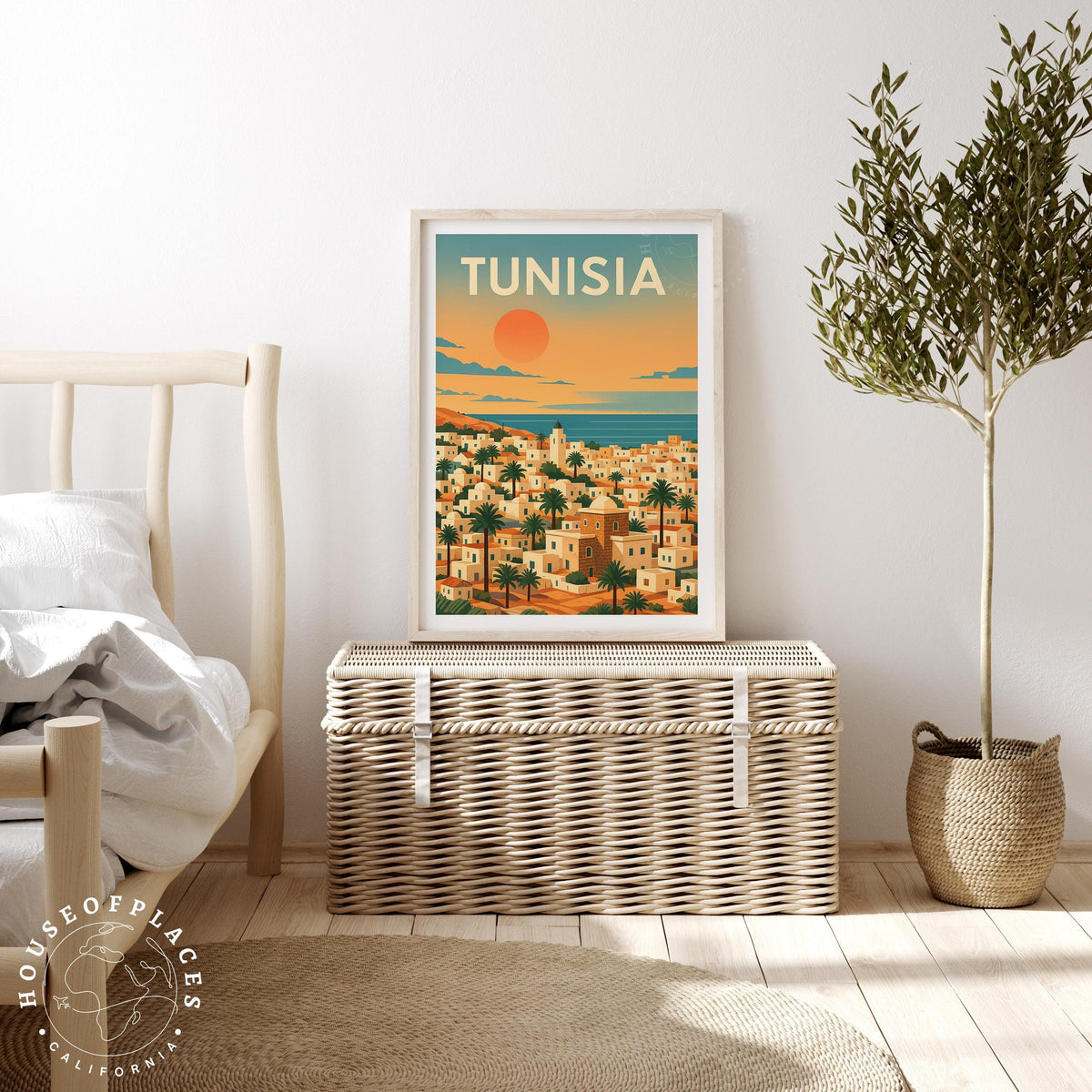 Tunisia North Africa travel poster – view 3
