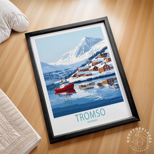 Tromso Norway Winter travel poster – view 2