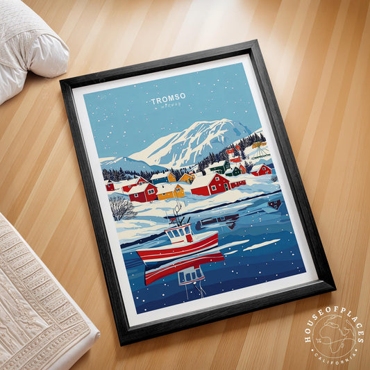 Tromso travel poster – view 2
