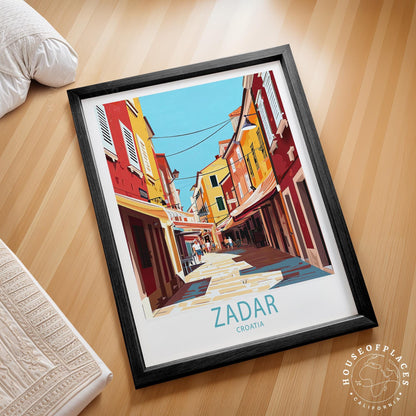 Zadar travel poster – view 2