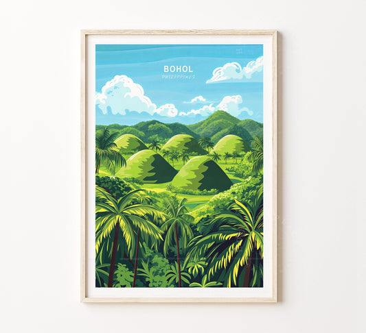 Bohol travel poster – view 2