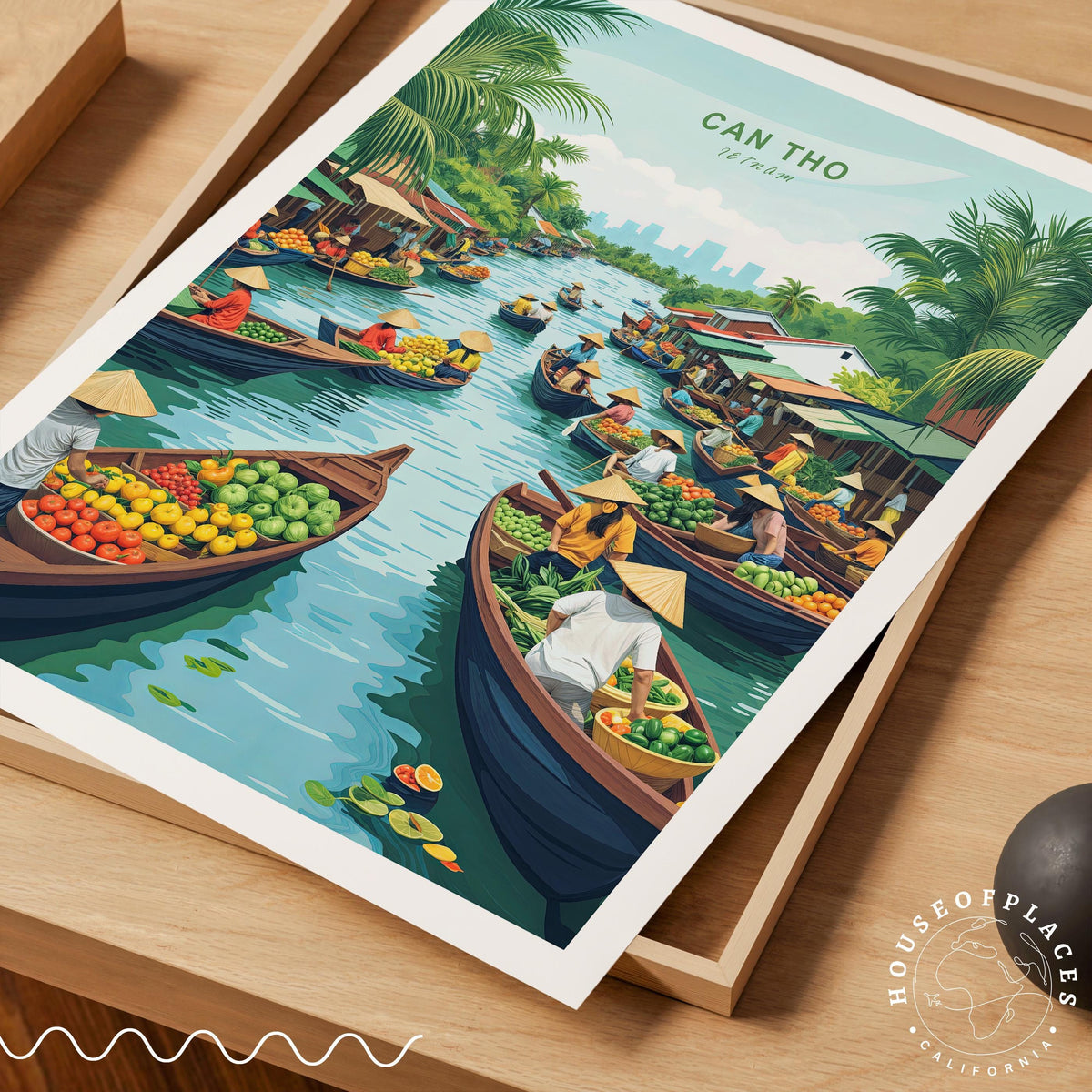 Can Tho travel poster – view 4