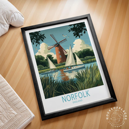 Norfolk travel poster – view 2