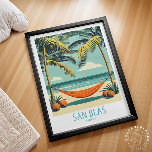 San Blas travel poster – view 2