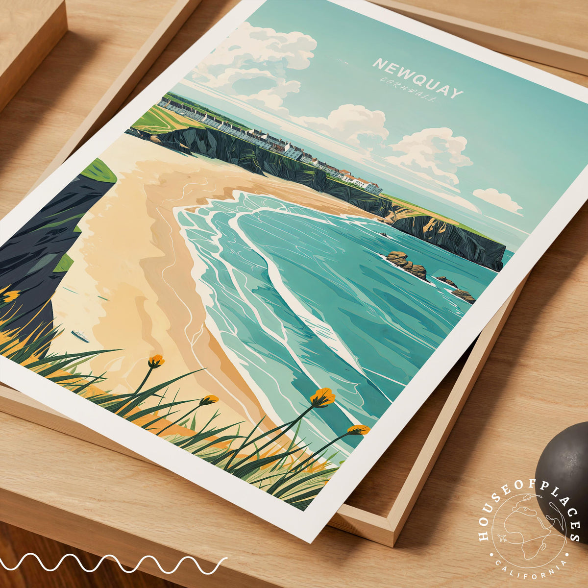 Newquay travel poster – view 4