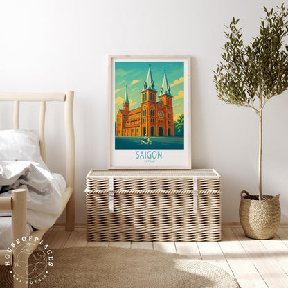 Saigon travel poster – view 3