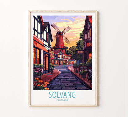 Solvang travel poster – view 2