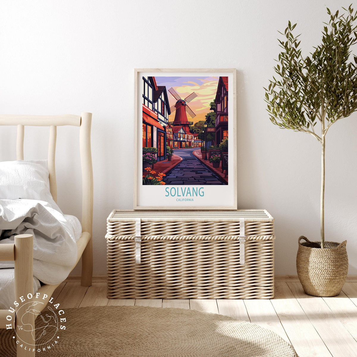 Solvang travel poster – view 3