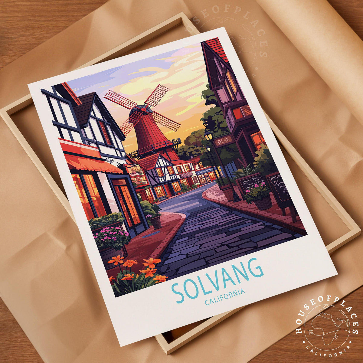 Solvang travel poster – view 10