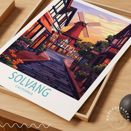 Solvang travel poster – view 4