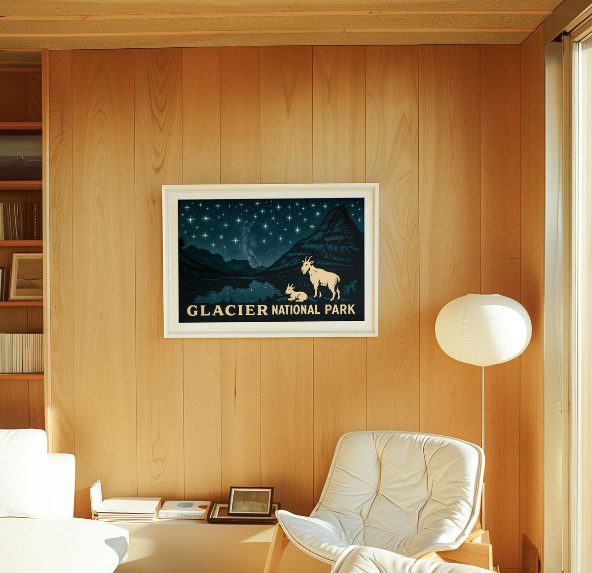 Glacier National Park travel poster – view 4