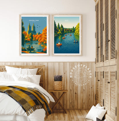 Central Park travel poster – view 6