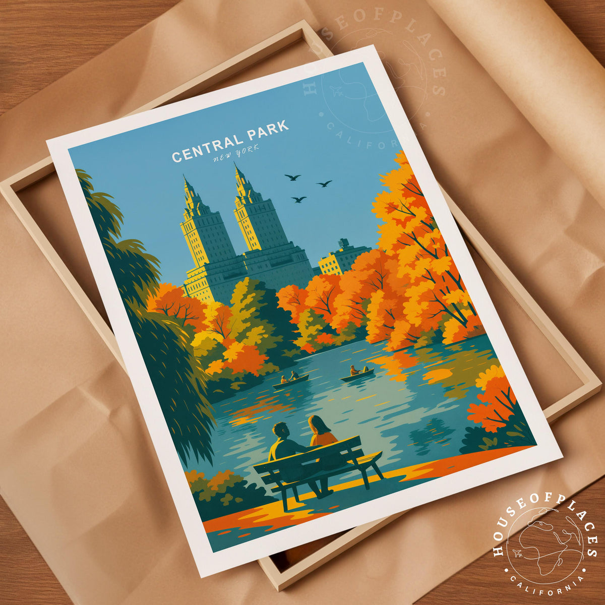 Central Park travel poster – view 10