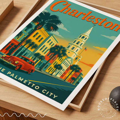 Charleston travel poster – view 4