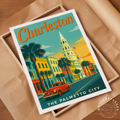 Charleston travel poster – view 10