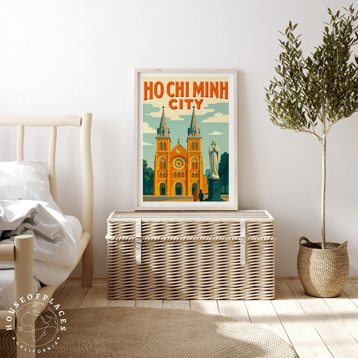 Ho Chi Minh City travel poster – view 3