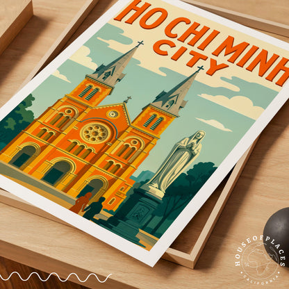 Ho Chi Minh City travel poster – view 4