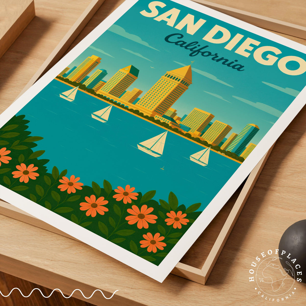 San Diego travel poster – view 4
