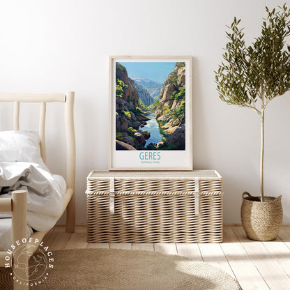 Geres National Park travel poster – view 3