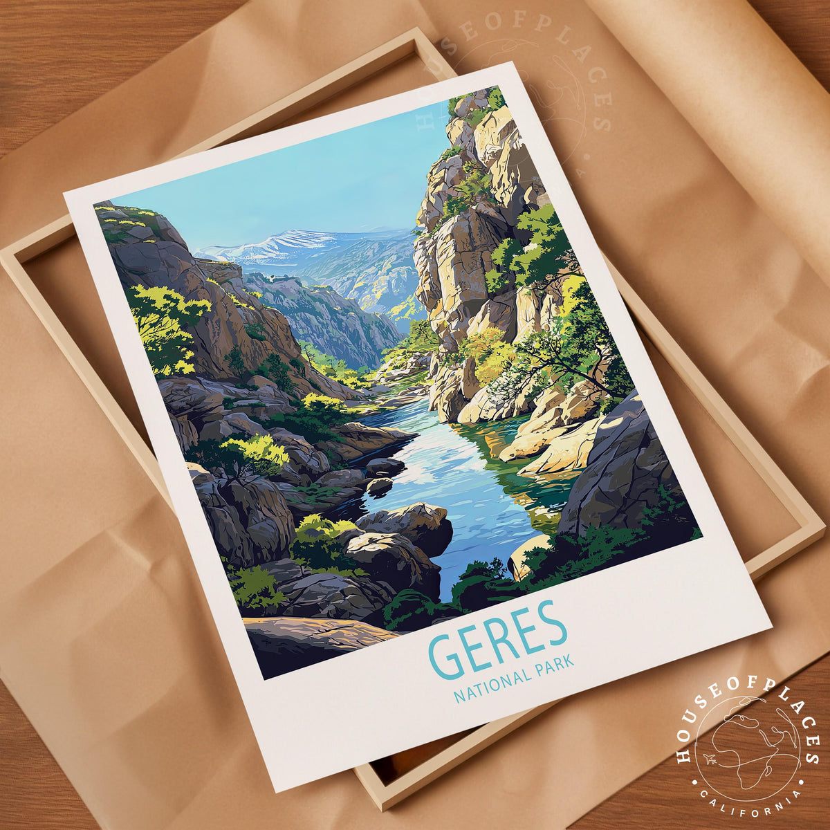 Geres National Park travel poster – view 10
