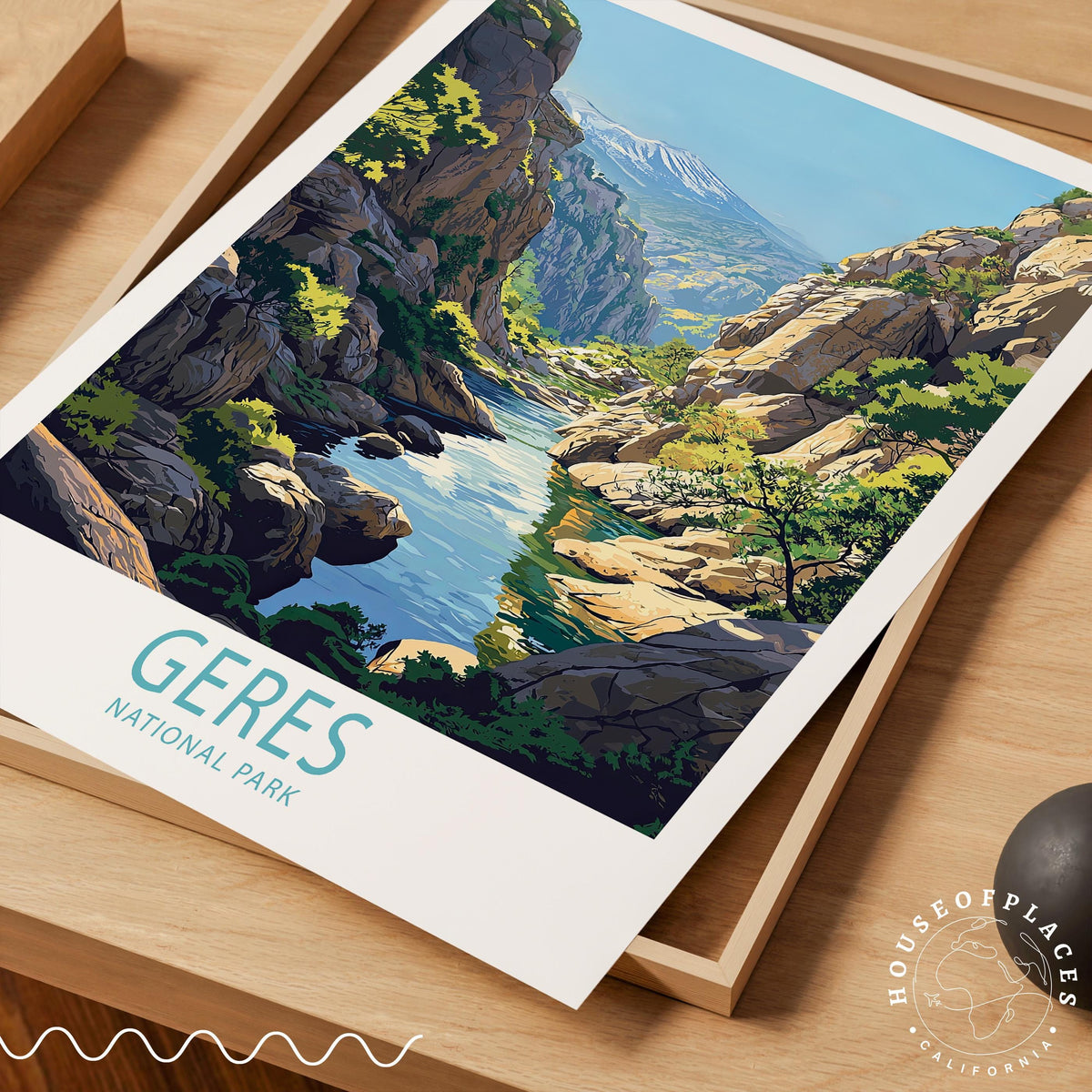 Geres National Park travel poster – view 4