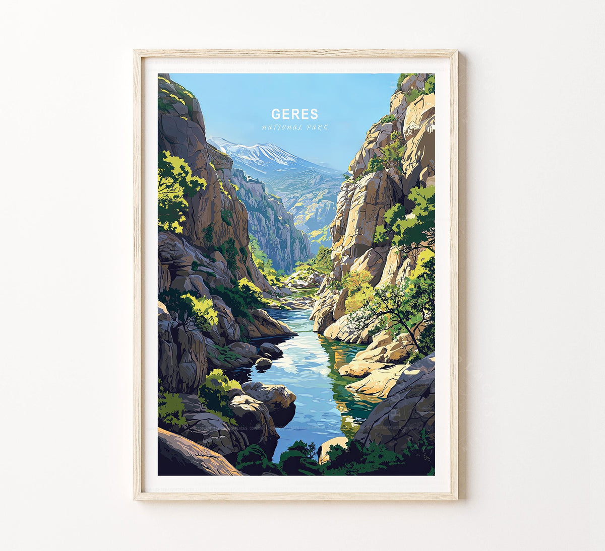 Geres National Park travel poster – view 2