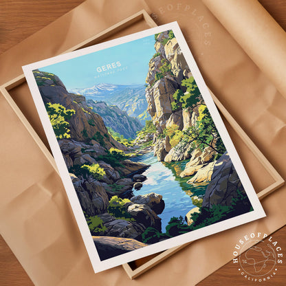 Geres National Park travel poster – view 10