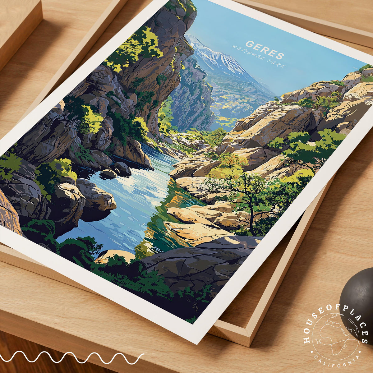 Geres National Park travel poster – view 4