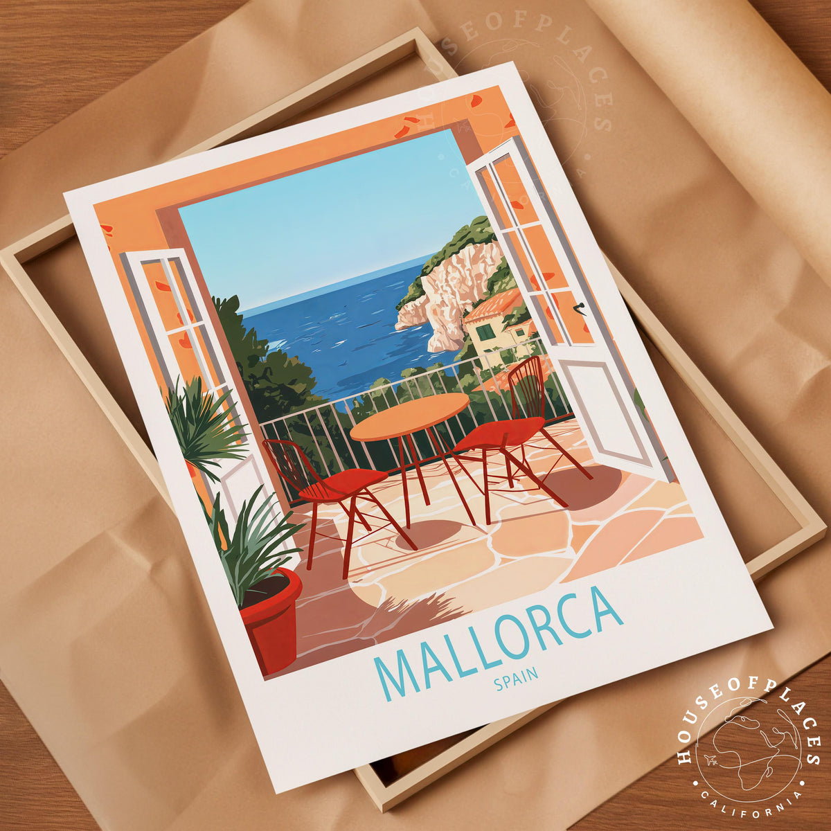 Mallorca travel poster – view 10