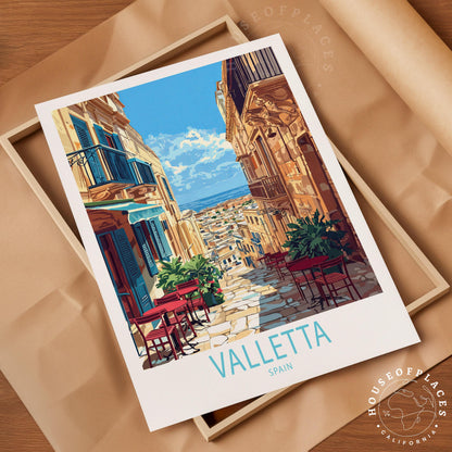 Valletta travel poster – view 10