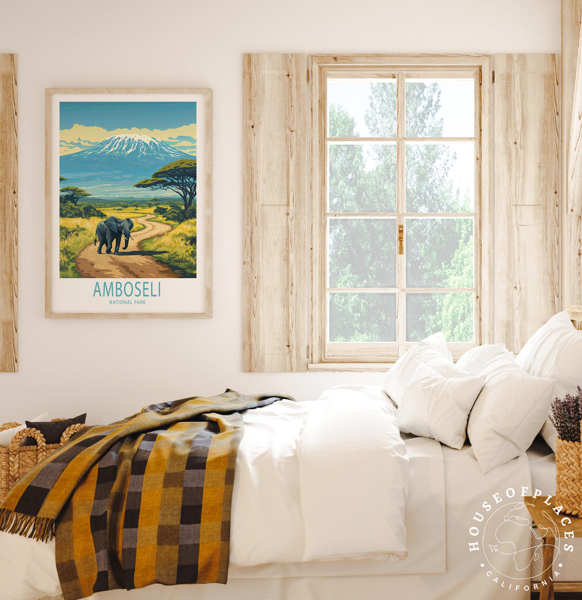 Amboseli National Park travel poster – view 7