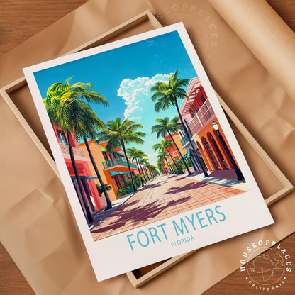 Fort Myers travel poster – view 10