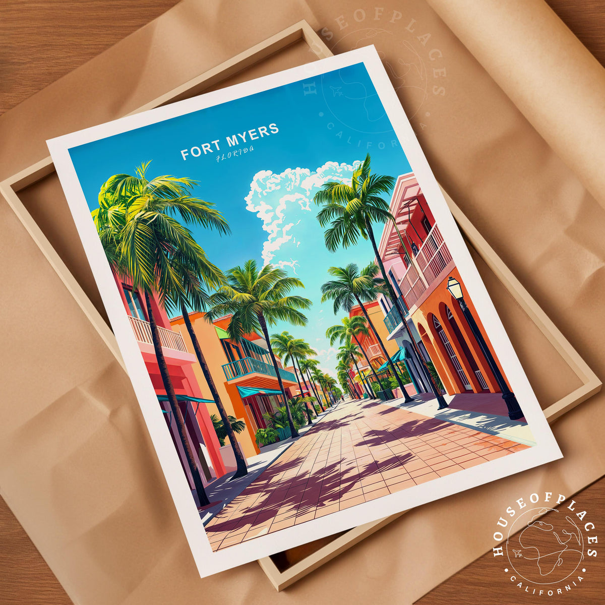 Fort Myers travel poster – view 10