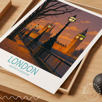 London travel poster – view 4