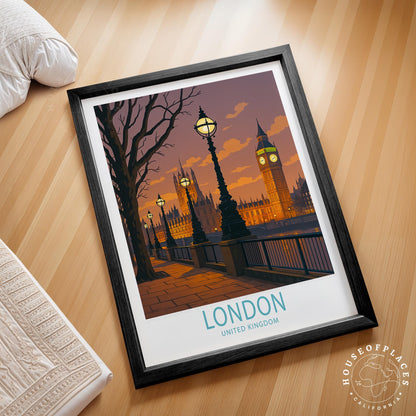 London travel poster – view 2