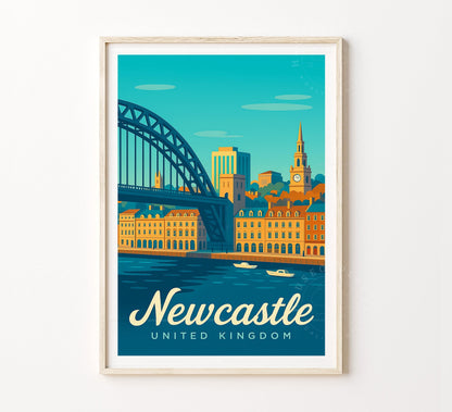 Newcastle travel poster – view 2
