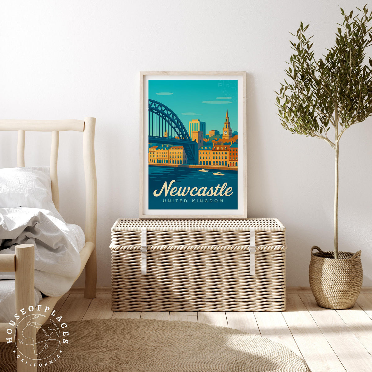 Newcastle travel poster – view 3