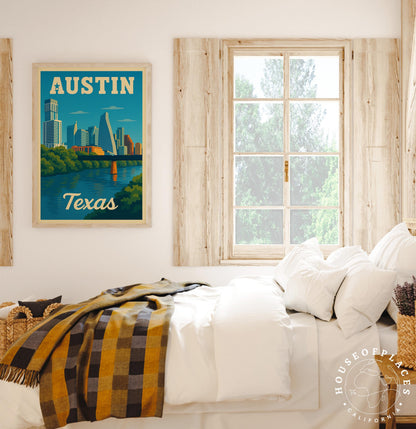 Austin travel poster – view 7