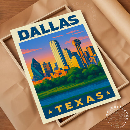 Dallas travel poster – view 10