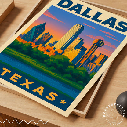 Dallas travel poster – view 4