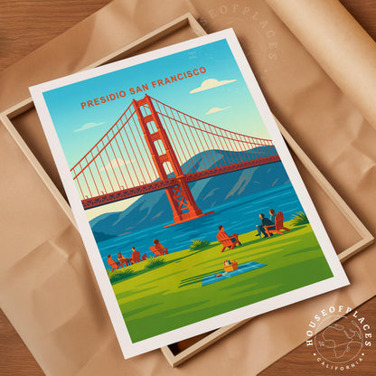Presidio San Francisco travel poster – view 10
